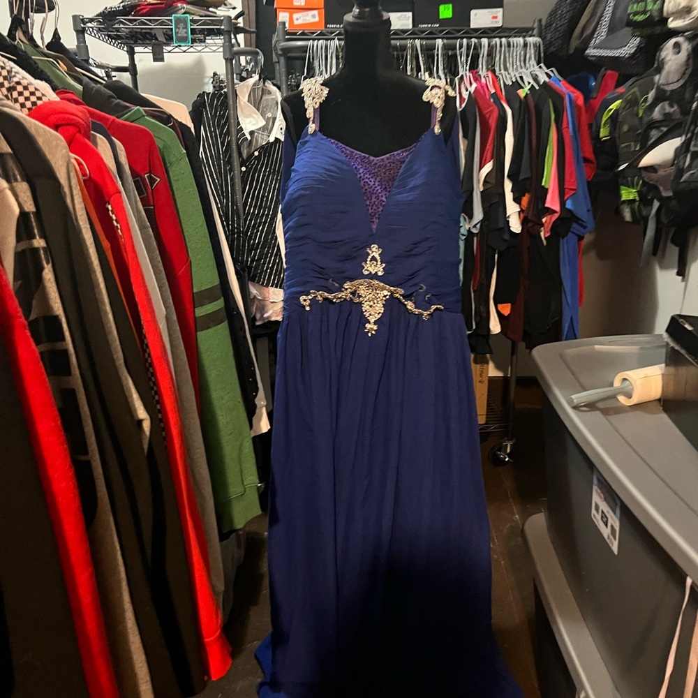 Ericdress Straps Pleats Beading Low Back Prom Dress